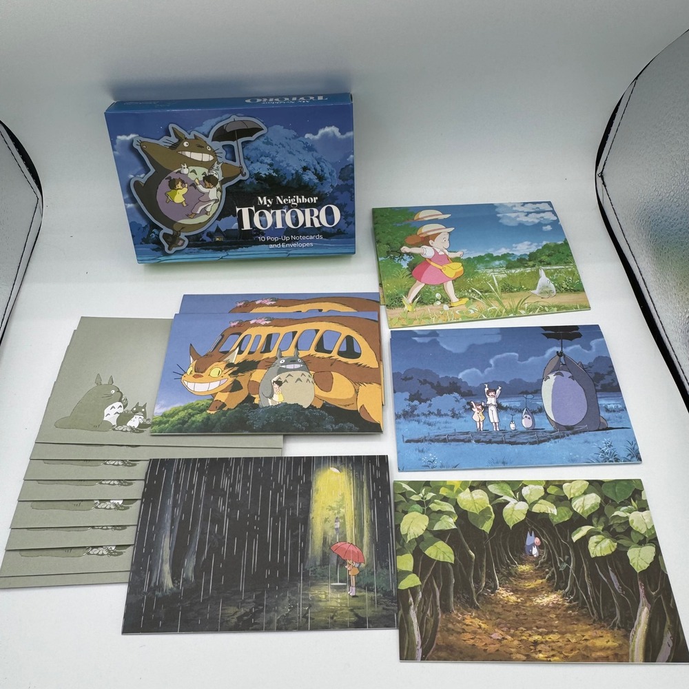 Studio Ghibli My Neighbor Totoro 8 Pop-Up Notecards and Envelopes Set